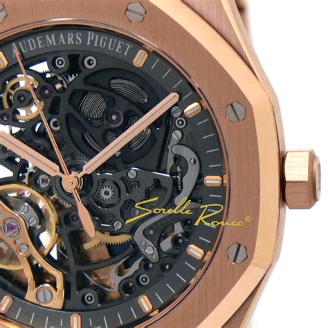 audemars piguet royal oak oro rosa crono scheletrato prezzo|royal oak rose gold chronograph.